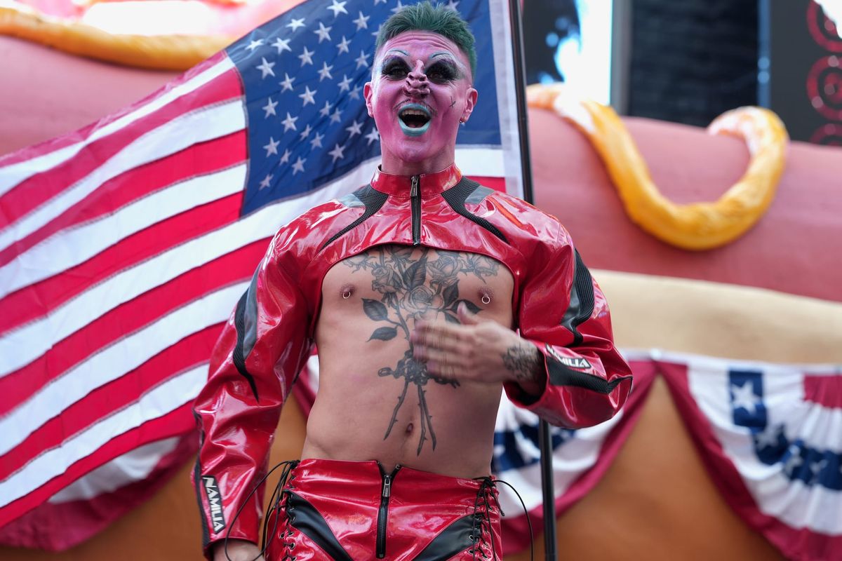 Giant Wieners, Drag Queens, and Curtis Sliwa at “The Most American Pageant Ever!”