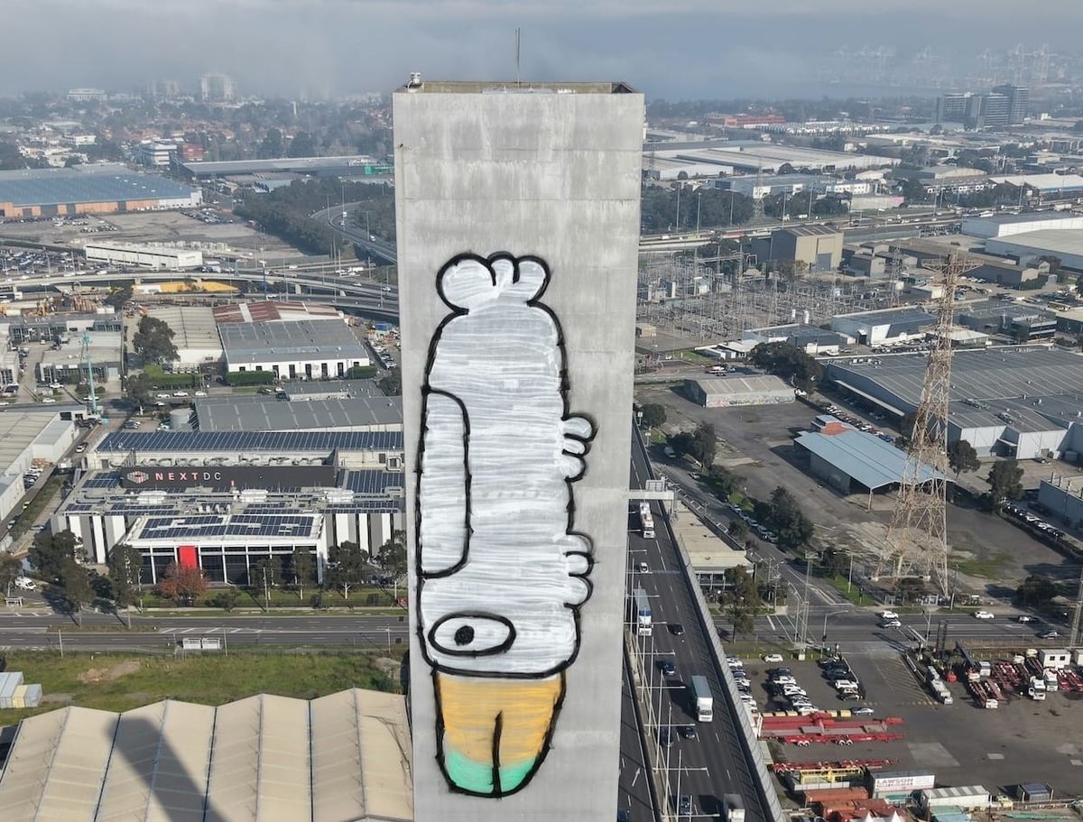 Pam the Bird" Graffiti Stirs Controversy in Melbourne