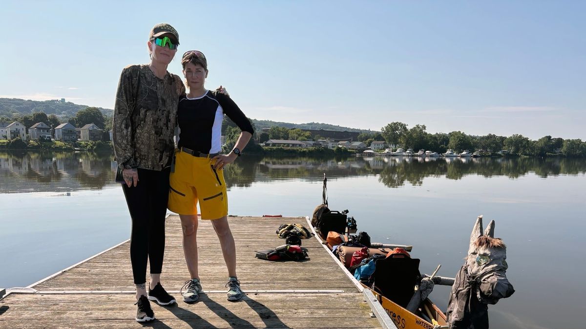 The Artists Paddling 350 Miles Up the Erie Canal