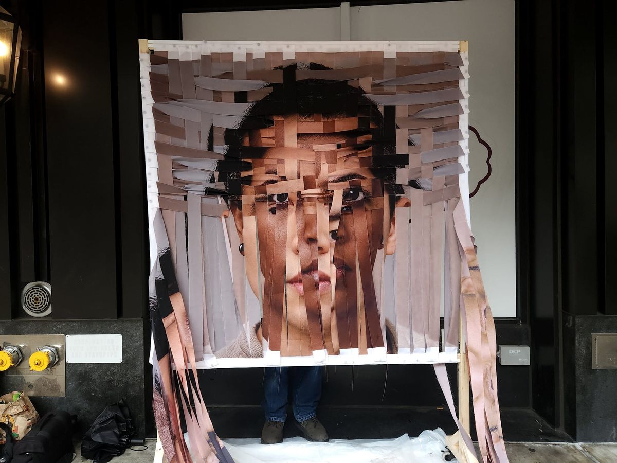 Art in Odd Places Participants Seek Utopia Under Dark Clouds