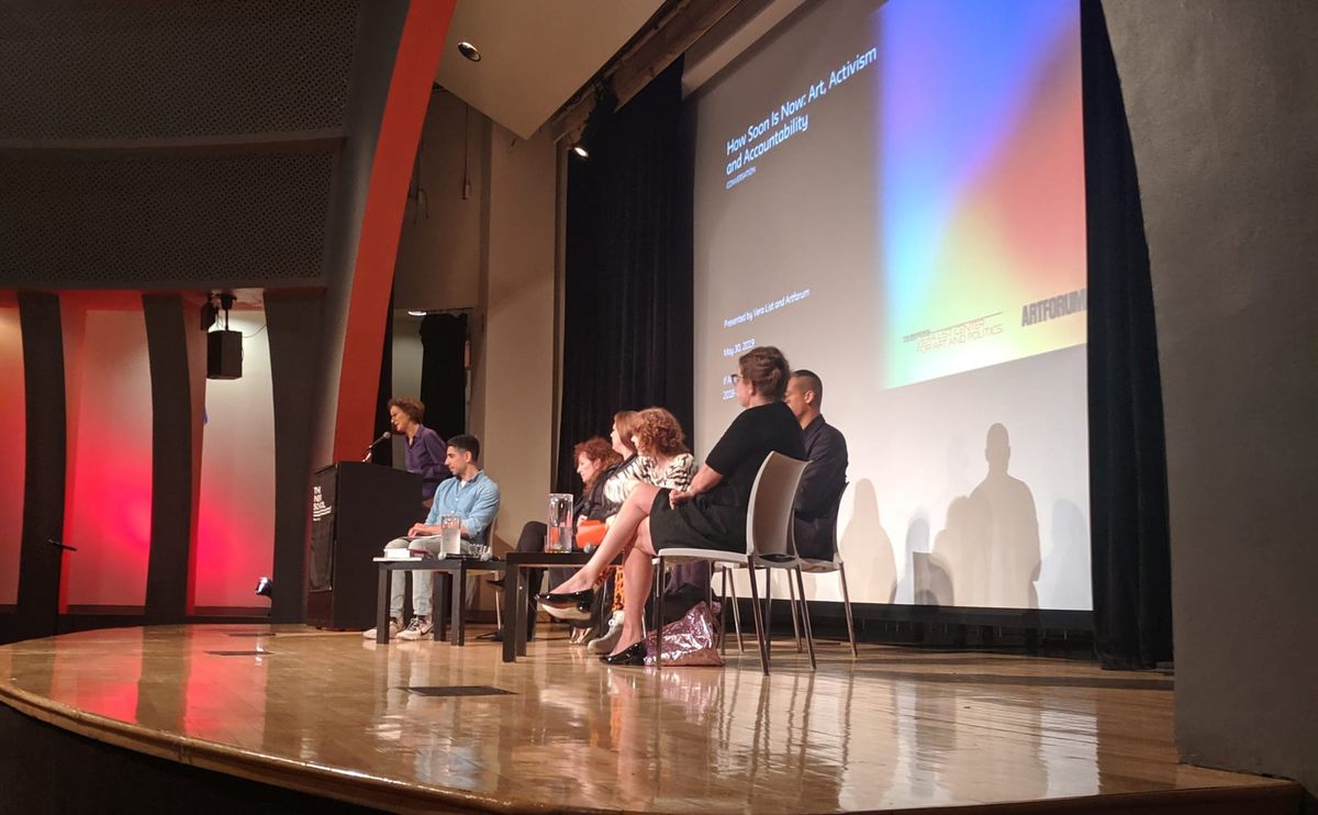 A Lack of Accountability at Artforum’s Panel on “Art, Activism and Accountability”