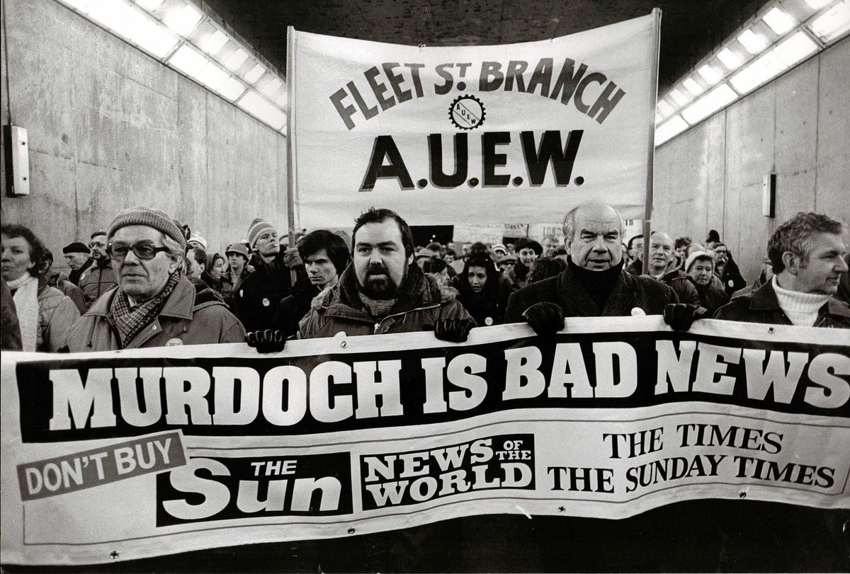 When More Than 5,000 Workers Resisted Rupert Murdoch’s UK Media Takeover