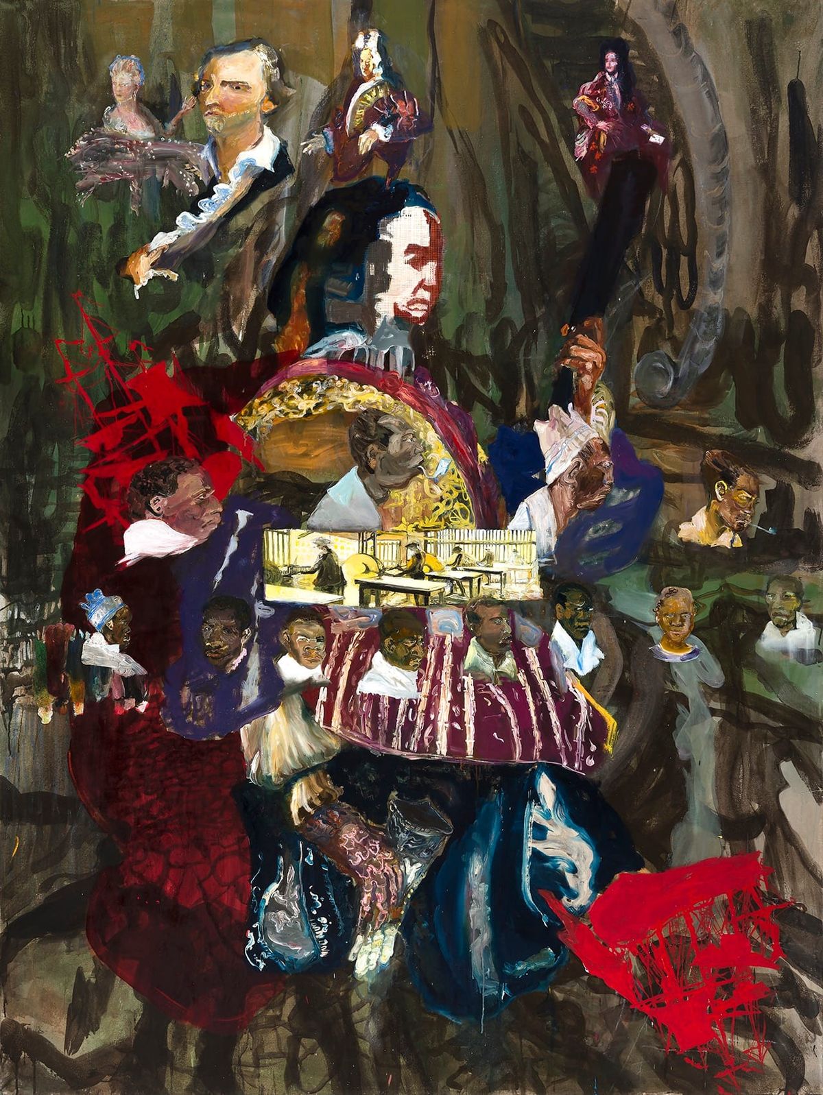 Paintings Embedded With Echoes of War