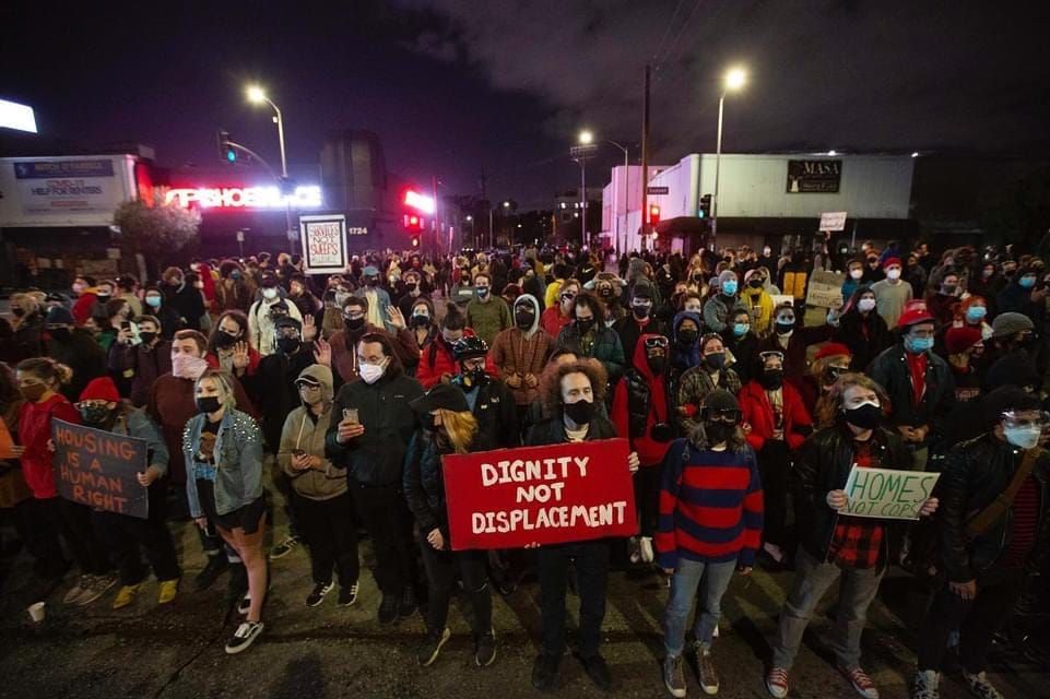 LA Forces Unhoused Residents From Echo Park, Leaving Behind Community Art Project and Garden