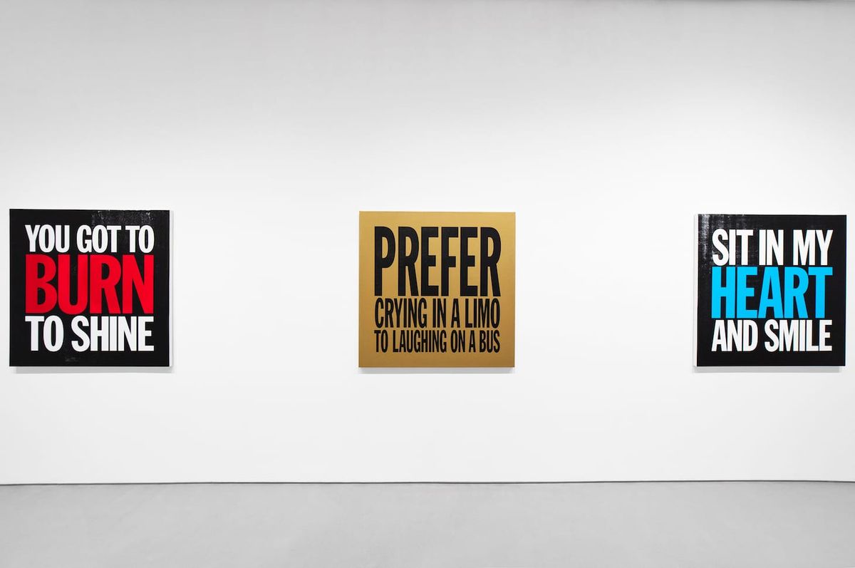 John Giorno's Beautifully Disgruntled Poem-Paintings