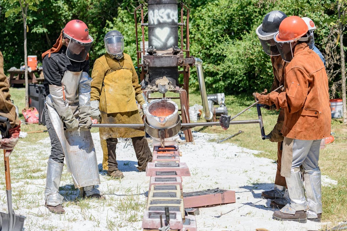Museum Hosts Community Iron Pour for People Affected by Gun Violence