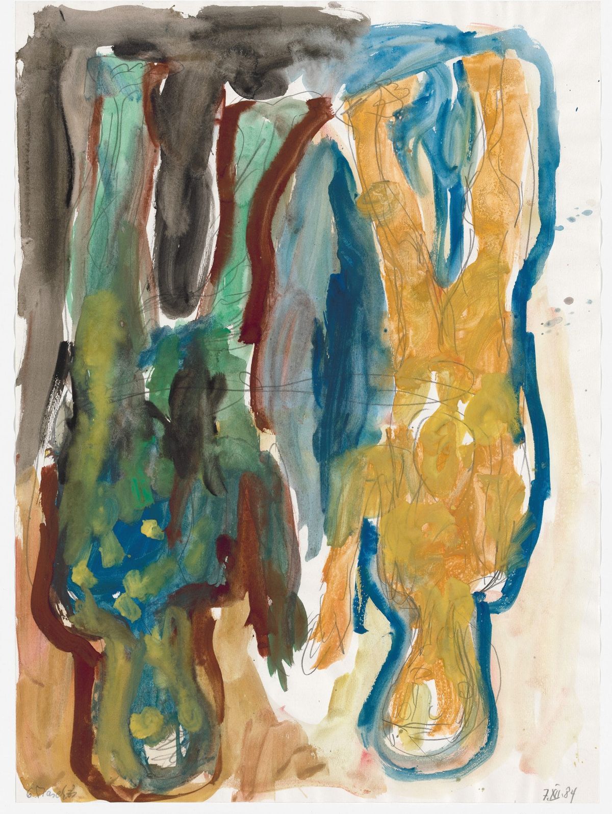 The Morgan Library & Museum Presents a Retrospective of Georg Baselitz’s Drawing Practice