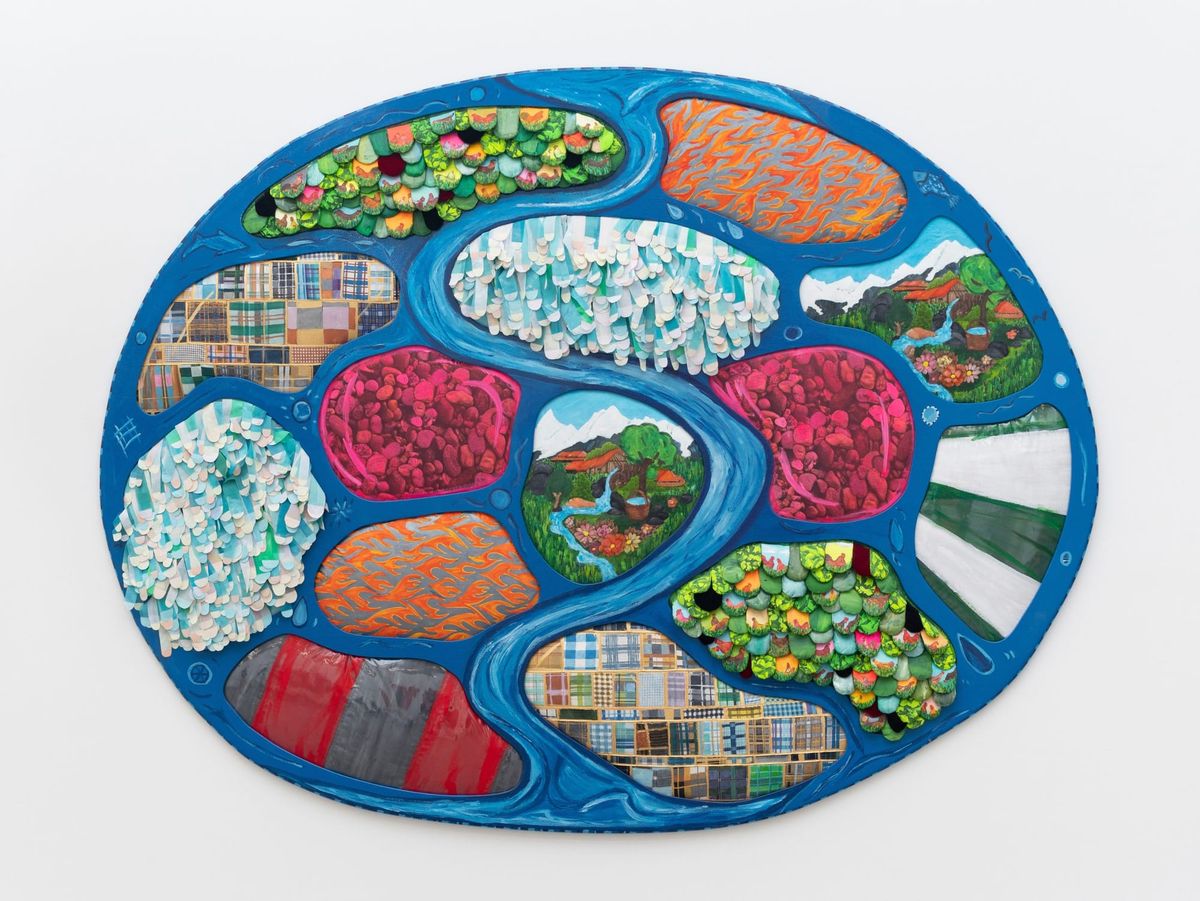 Echoes of Joy and Peril in Leda Catunda’s Textiles