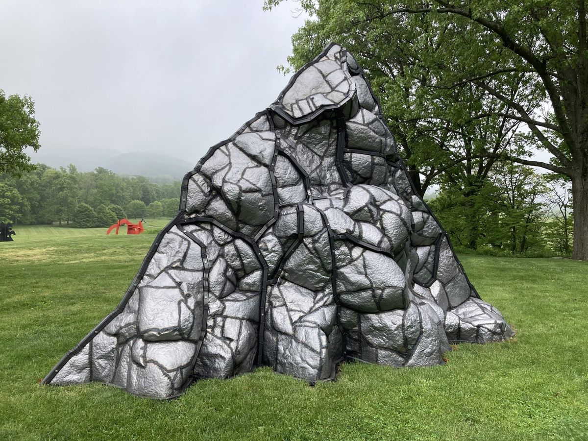 Nomadic Volcano Sculpture Lands at Storm King