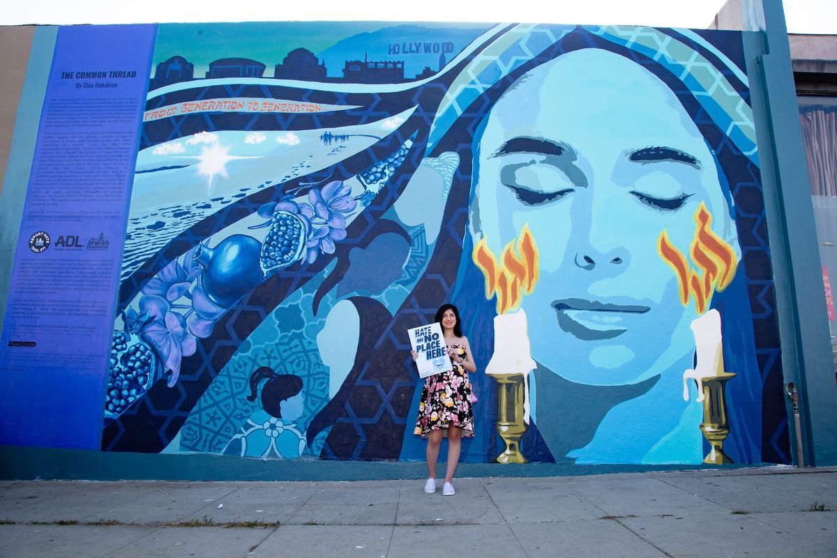 After Antisemitic Shooting, LA Neighborhood Gets a Hopeful Mural