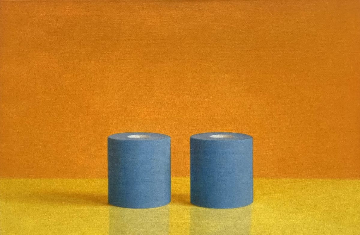 Seeing Ourselves Through Martha Alf’s Paintings of Toilet Paper Rolls