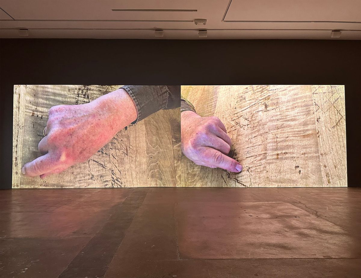 Bruce Nauman Makes His Mark, Again and Again