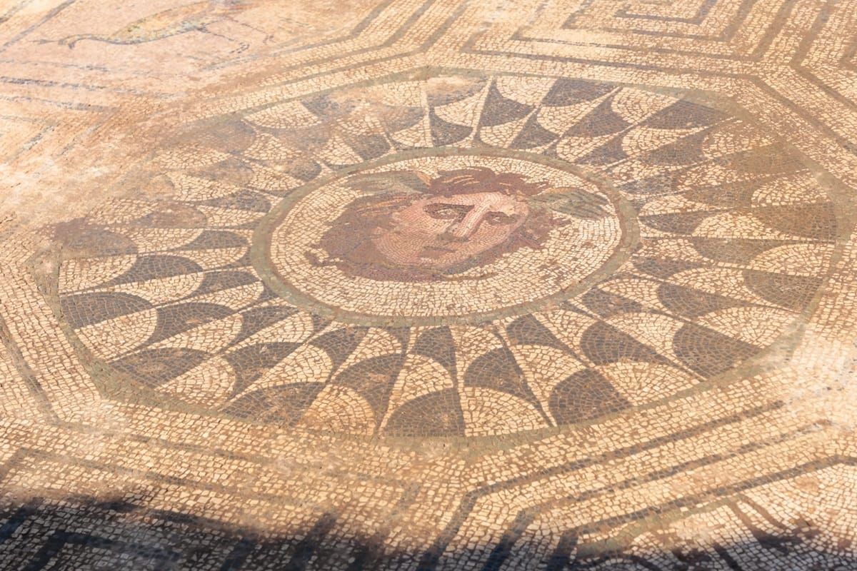 Archaeologists Unearth Ancient Mosaic of Winged Medusa in Spain