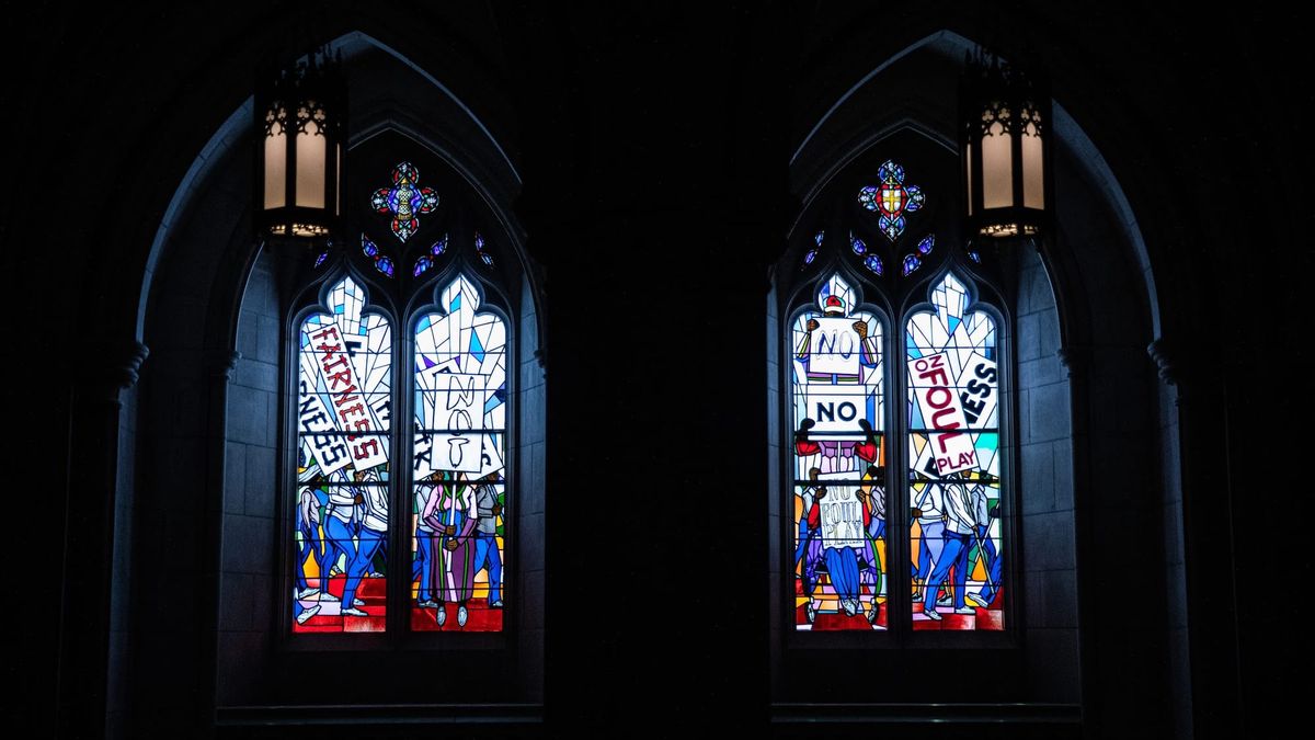 DC’s National Cathedral Unveils Kerry James Marshall Stained-Glass Windows