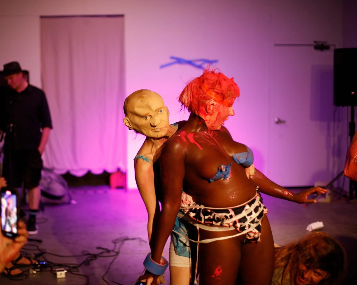 Crackhead Barney Takes on Trump-Putin Bromance in New Show