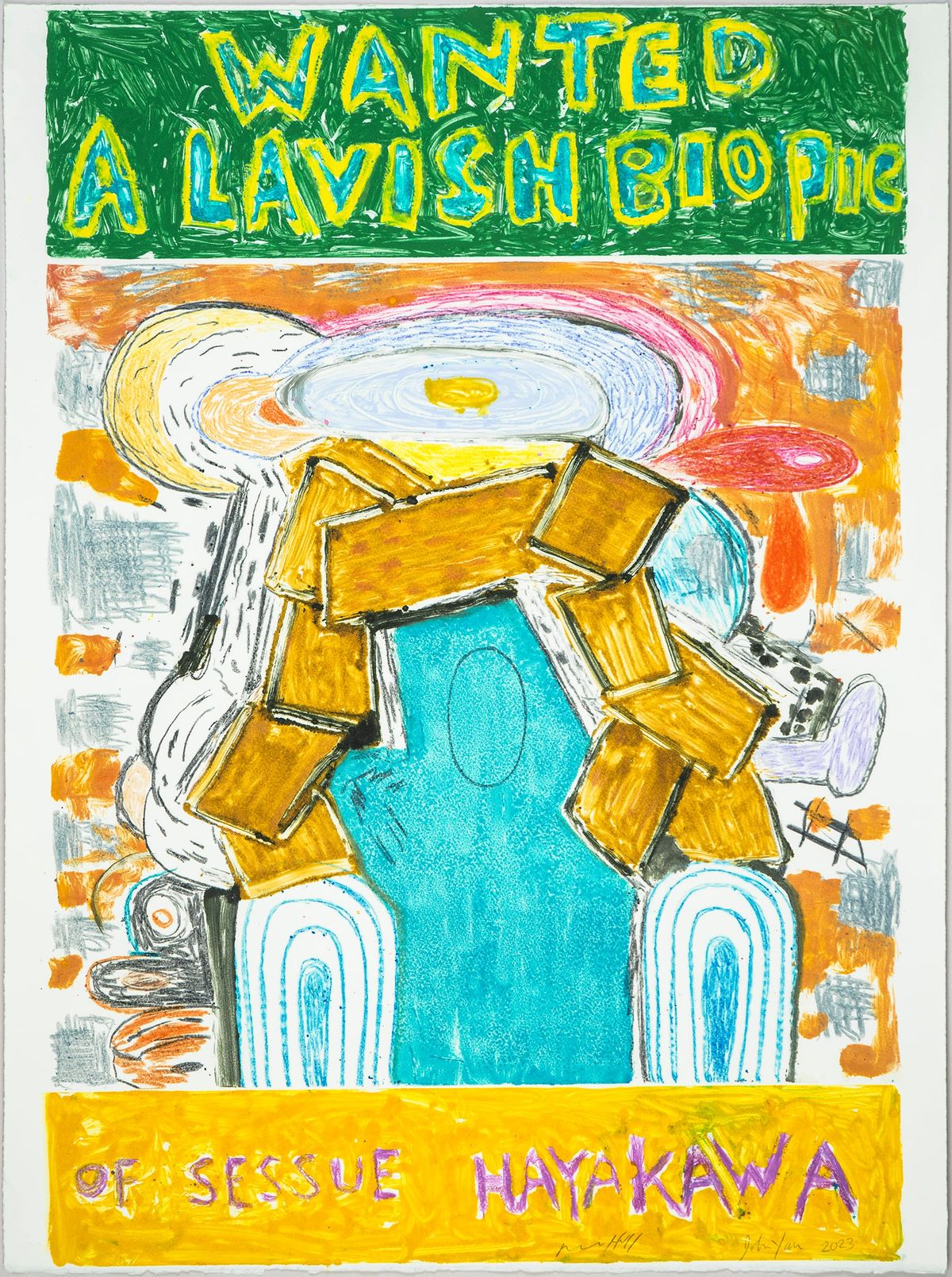 Manneken Press Presents Wanted!, Collaborative Monotypes by John Yau and Richard Hull