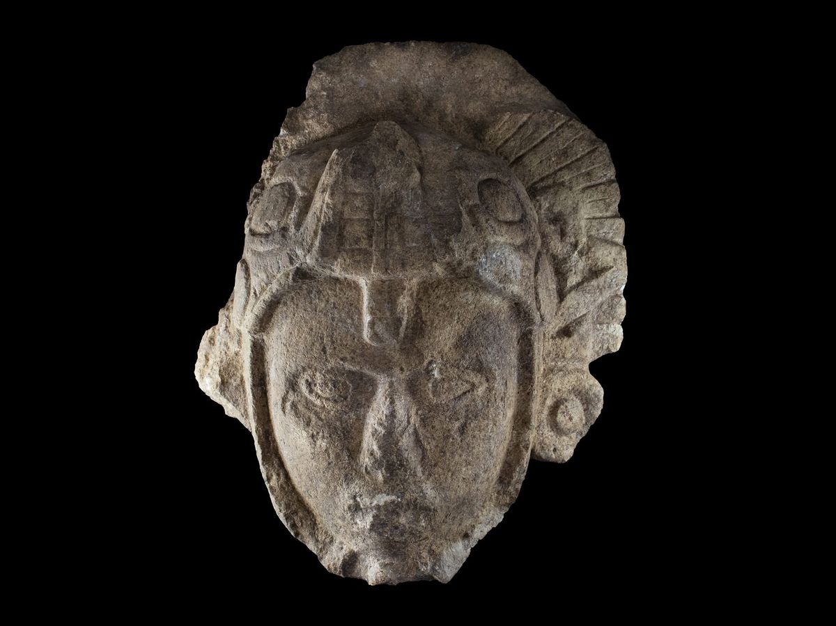 Well-Preserved Maya Warrior Bust Unearthed in Mexico