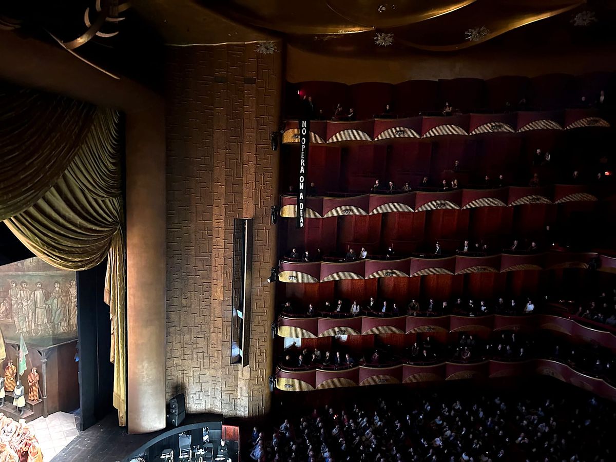 Climate Activists Disrupt Met Opera's Opening Night