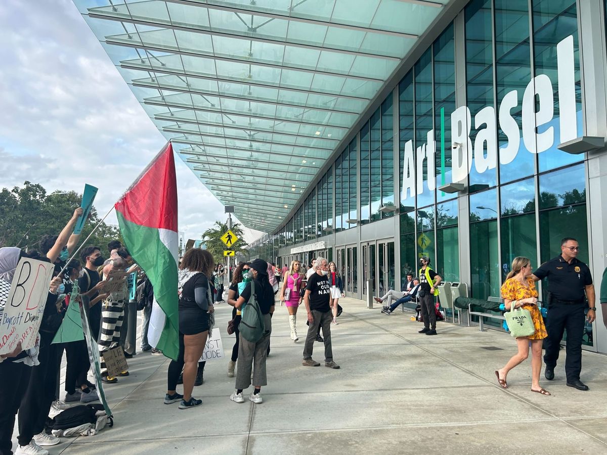 After Pro-Palestine Rally at Art Basel, Miami Beach Restricts Protests
