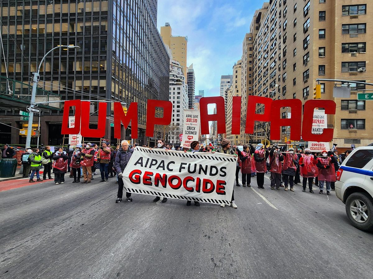 Jewish Voice for Peace Channels Young Lords in "Dump AIPAC" March