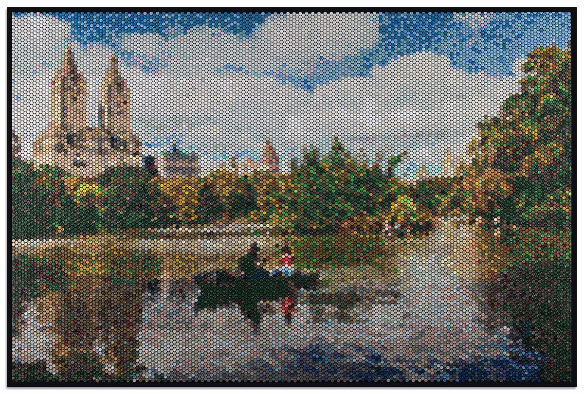 The Artist Making Masterpieces Out of Bubble Wrap