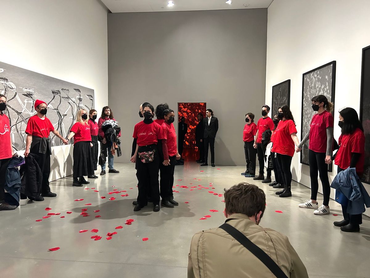 Activists Disrupt Israeli Artist Michal Rovner's Opening at Pace Gallery