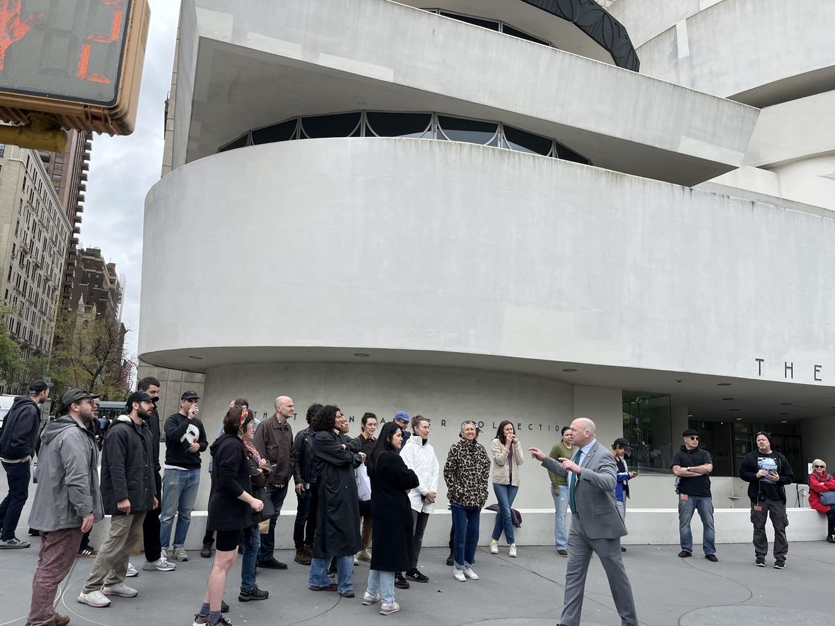 Guggenheim Museum Workers Rally for Fair Contract in Lunch Break Action