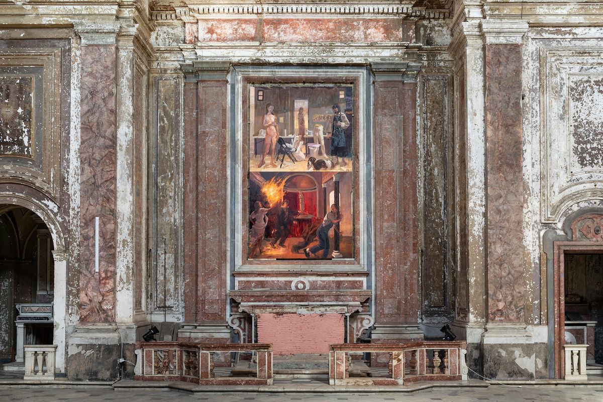 In a T293 Exhibition, Yongqi Tang Copes With Eros/Thanatos in a Baroque Neapolitan Church