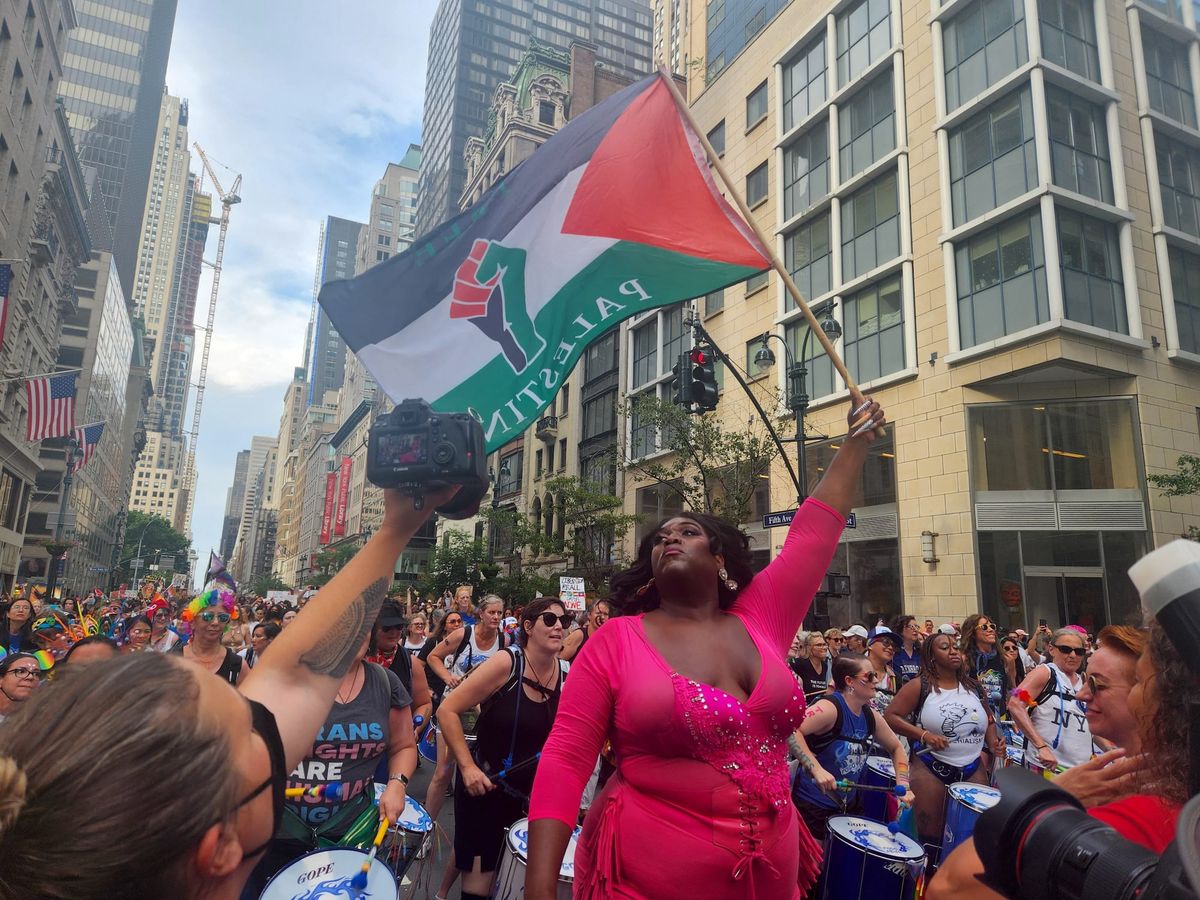 Palestine Is on the Mind at the NYC Dyke March