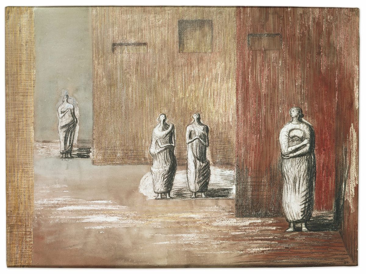 The Raw Humanity of Henry Moore’s Drawings