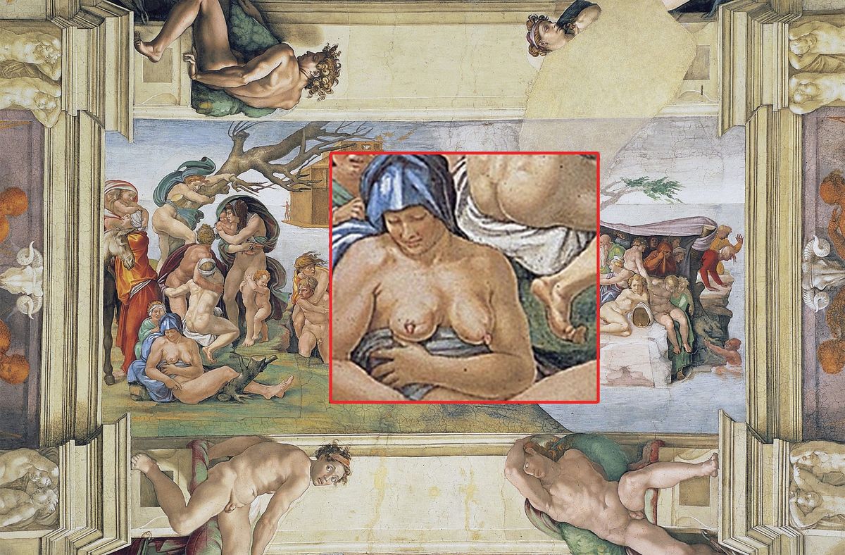 Sistine Chapel May Depict Woman With Breast Cancer, Study Says