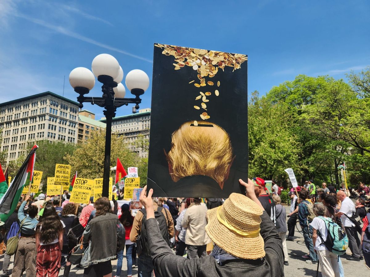 The Best Signs and Art of This Year’s Massive May Day Protests