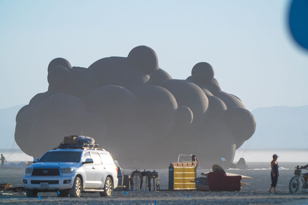 Dust Storm Blows Away Ukrainian Artwork at Burning Man