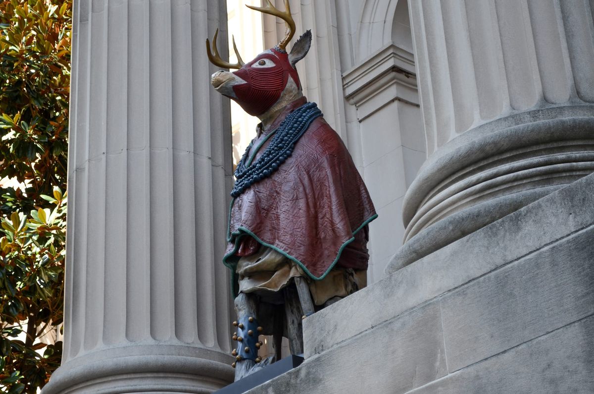 Jeffrey Gibson’s Guardian Animals Grace The Met’s Facade