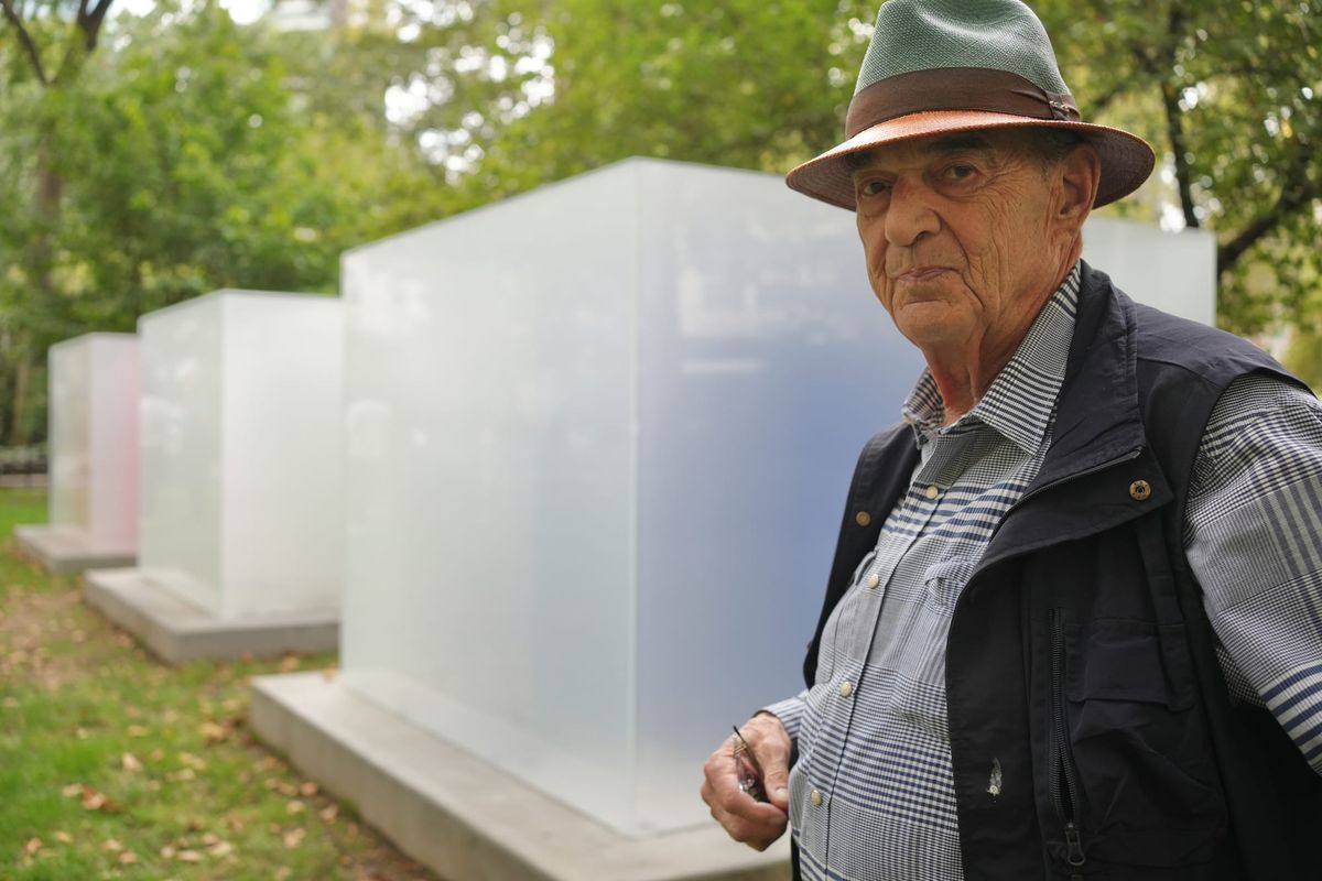 Madison Square Park Glows Up With Larry Bell’s Glass Cubes