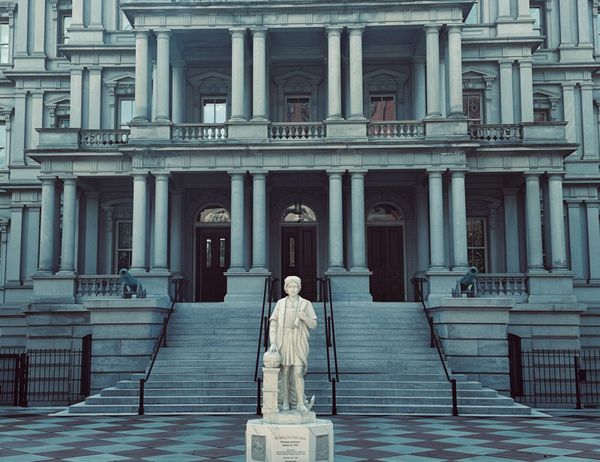Trump Erects Contentious Columbus Statue Outside White House