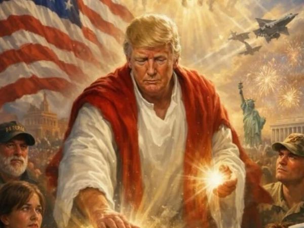 Trump Plays Christ and Gets the Wound Wrong