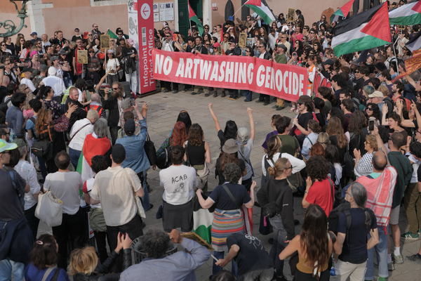 Historic Strike Disrupts Biennale as Thousands March in Venice
