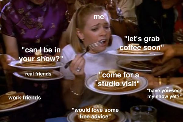 Art Problems: Are My Friends Using Me to Get Shows?
