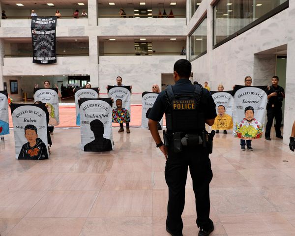16 Arrested for Showing Portraits of People Killed by ICE in DC Senate Building