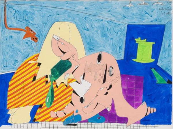Valerio Adami’s Hot and Cold Art