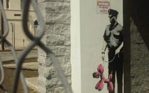 New Banksy Stencils Surface in LA [UPDATED]