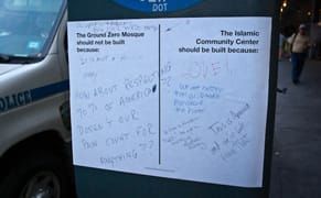 "Concerned New Yorkers" Hatch Poster Project for Park51