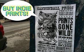 Prints Gone Wild! Indie Fair in W'burg, Nov 5-6