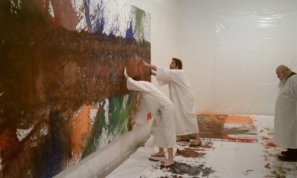 Experiencing Hermann Nitsch's First Live Painting Action in the US