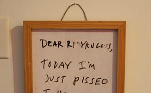 Angry Art Letters on the Lower East Side