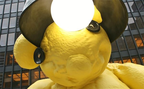 Photo Break: Urs Fischer's Giant Yellow Teddy Bear