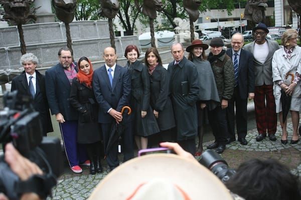UPDATED: Ai Weiwei's Zodiac Unveiled, Mayor Bloomberg Applauds Artist's Courage