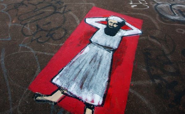 Banksy on Osama in 2010