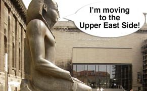 Ten Foot Egyptian Arriving at the Metropolitan Museum